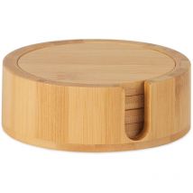 Dessous De Verre En Bambou Avec Support Ø11x4cm Ms72076 Andrea House