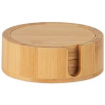 Andrea House - Bote de Cocina de Vidrio + Bambú 600ml MS72136