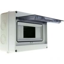 Position hv Plastic Waterproof Outdoor Distribution Box, 8 Way 12P Surface Mount Box mumu
