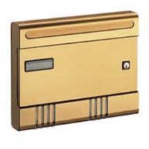 Boîte aux lettres – Aluminium anodisé – 29 cm x 36,5 cm x 7 cm – Bronze – ALUBOX