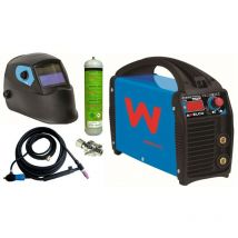 Awelco - Poste à souder 150 Ampères mma -tig + Cagoule lcd kit complet prêt a souder mikrotig 170