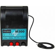 Intellishock - Poste de clôture électrique M300 à Leds, secteur 230 v, 3 j