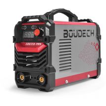 Boudech - caster-mma 200Amp machine à souder à onduleur avec technologie igbt. Léger, sûr et fiable, avec un contrôle en circuit fermé. Livré avec