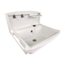 Nicoll - Poste d'eau multifonction blanc pour garage et buanderie