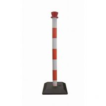 Viso - Poste indicador de pvc base lastrada - bandas reflectantes - Ø50 x 950 mm - PPC1001RB