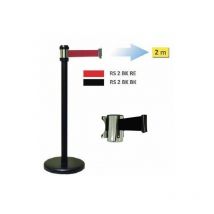 Mw Tools - poste negro cinta negra, 2 mt. metalworks RS2BKBK