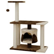 Kerbl - Poste rascador para gatos Jade Pro marrón y beige 96 cm