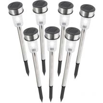 Poste solar de acero inoxidable 7 pcs h.36cm