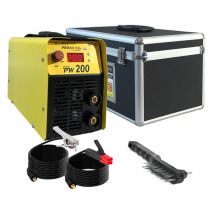 Poste à souder à l'arc 200A INVERTER numérique PROWELTEK Accessoires Coffre métal Luxe