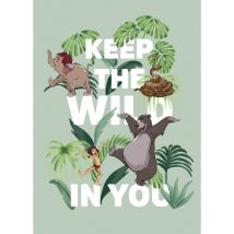 Poster Disney Le livre de la Jungle - Garde ton côté sauvage 50 cm x 70 cm