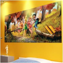 Poster géant Disney Fairies La Forêt d'automne intisse 202X90 cm