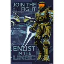 Poster halo infinite rejoindre le combat