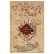 Poster harry potter marauder's map