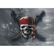 Poster intisse XXL Pirates des Caraïbes Disney 155X115 CM