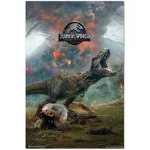 Póster Jurassic World - Lamina decorativa Jurassic World/Producto con licencia oficial - Grupo Erik