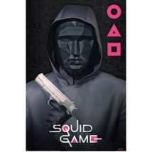 Poster le jeu de l'homme au masque de calmar