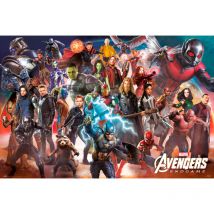 Poster marvel the avengers : endgame line up