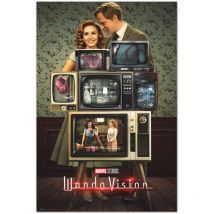 Poster marvel wandavision life on tv