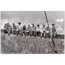 Poster new york pranzo su un grattacielo