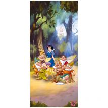 Ag Art - Poster porte Blanche neige Princesse Disney intisse 90X202 cm