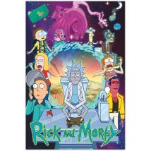 Poster rick & morty saison 4