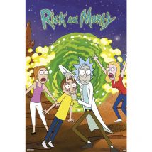 Poster rick and morty portal