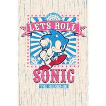 Poster sonic let's roll