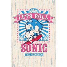 Póster Sonic Let ́s Roll - Grupo Erik