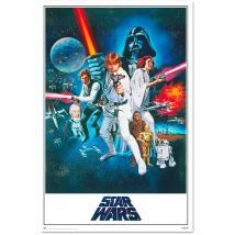 Poster star wars classic la guerra de las galaxias