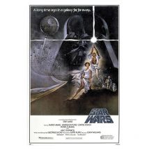 Póster Star Wars La Guerra De Las Galaxias Cartel, 61x91,5 cm - Grupo Erik