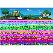 Ag Art - Poster xxl intisse Skatepark Mickey Mouse Disney 155X115 cm