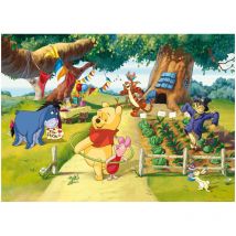 Poster xxl intisse Winnie l'Ourson Anniversaire Disney 155X115 cm