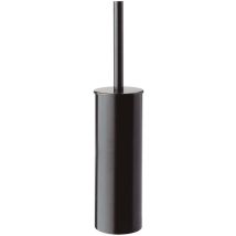BATHSTAGE – Brosse WC en acier inoxydable noir mat – Dimensions 10 x 39 x 13 cm – Fixation murale – Lieu de pose, Matières