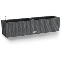 Jardinière balconera Cottage 80 all-in-one Granit Lechuza