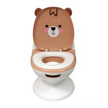 Pot bébé éducatif BAMBISOL - Couvercle et siege rabattable - Manette chasse-d'eau