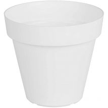 Pot de fleur capri 25cm blanc - EDA