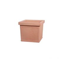 Telcom - Vase carré Lombardie Terre cuite - 37 cm