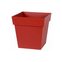 EDA - Maceta De Plastico L.32 x W.32 x H.32 Cm Rojo Rubí