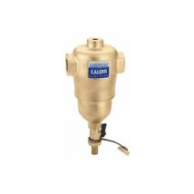 Séparateur de saletés avec raccords filetés femelles et robinet de vidage Caleffi 5462 1 1/4"