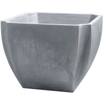 EDA - Bac à arbustes palmea Gris - carré 70 x 70 x 55cm - 110L