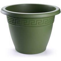 Pot de fleur rond 47x47x37 cm vert 1142149 plastiquefort