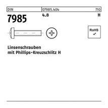 Din 7985/ISO 7045 m.Kreuzschlitz-PH