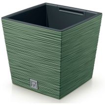 Pot de fleurs avec reserve d ́eau 14 l Vert - furu