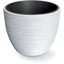 Prosperplast - Pot de Fleurs Blanc avec réservoir Collection Furu 47 x 47 x 38,5 cm, capacité 53 l.