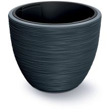 Macétero anthracite, avec dépôt, collection Furu, 47 x 47 x 38,5 cm, capacité de 53 l. - Anthracite
