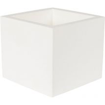 Moovere - narciso 60 Jardinière carrée d'intérieur et d'extérieur pour plantes et fleurs Très résistante au passage du temps. Fabriqué en