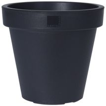 Pot D'Injection Anthracite - Résistant Aux Uv - Polypropylène Robuste - Ø20x20cm - Extérieur