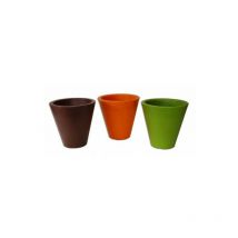 Pot de fleurs Girasol New Garden Chocolat