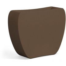 Monacis - Pot de Fleurs en résine 100x31 cm h 40 mod. Heart Bronze