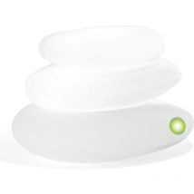 Idralite - Lampe à poser de jardin décoration lumineuse en résine 75X62X47 h mod. Eden Lumière Verte